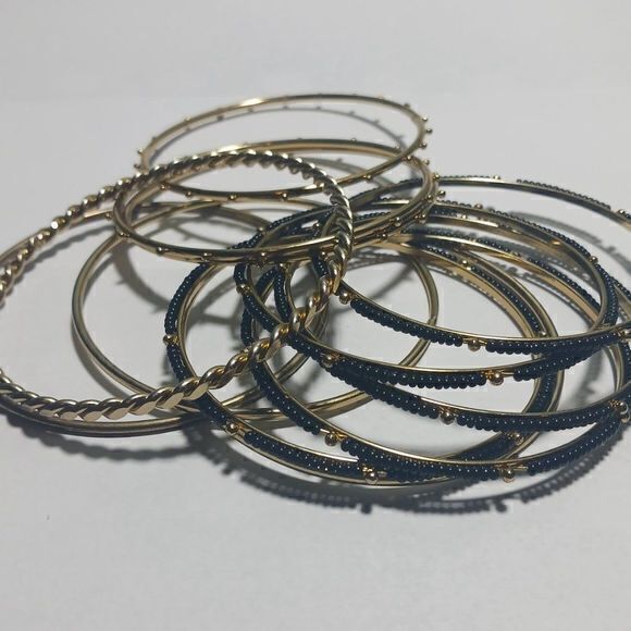 Amrita Singh Monaco Bangle Bracelets, Set of 15 - Picture 7 of 9